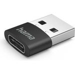 CHERRY Преходник hama, от usb-a (м) към usb-c (ж), черен (hama-201532)