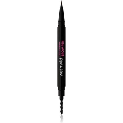 Wet n Wild Ultimate Brow Pen маркер за вежди цвят Dark Brown 0.5ml