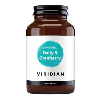 Viridian Synerbio Daily + Cranberry - 30 kapslí