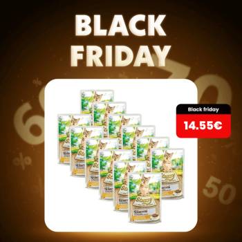 Stuzzy Cat Shreds kuracie so šunkou 12 x 85 g