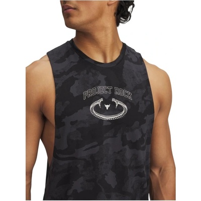 Under Armour Men's Pjt Rck Camo Tank - Grey Сив, S
