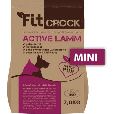cdVet Fit-Crock Active MINI Jehněčí lisované za studena 2 kg