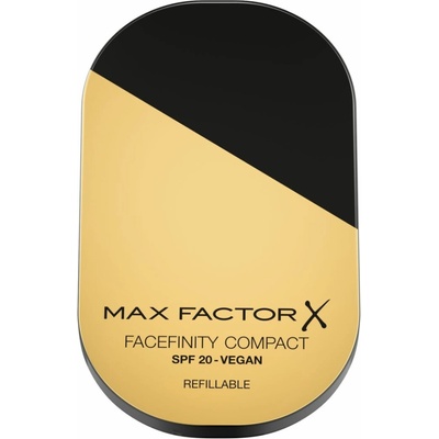 Max Factor Facefinity Refillable kompaktný zmatňujúci make-up SPF20 006 Golden 10 g