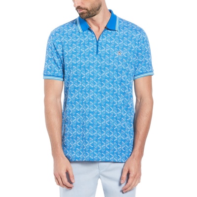 Original Penguin Блуза с яка Original Penguin Men's Jacquard Short-Sleeve Polo Shirt - Skydiver