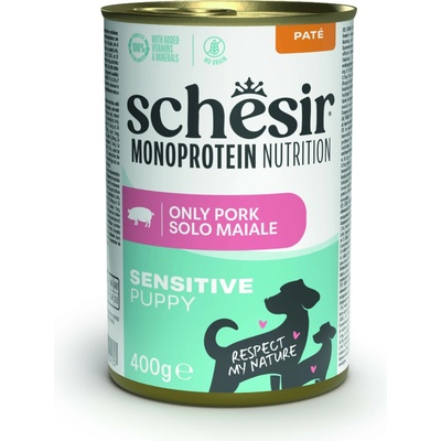 Schesir Dog Monoprotein Puppy Šunka paté 400 g