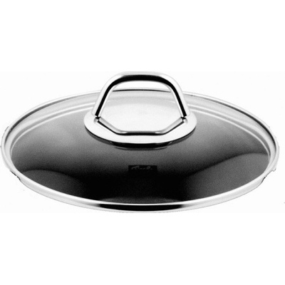 Fissler pokrievka pro varné nádobí Black Edition sklo-nerez 20cm