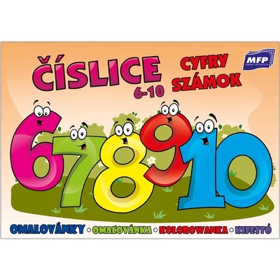 Omaľovanky MFP Číslice 6- 10