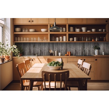 DIMEX ART s. r. o Фототапет за кухня - стари дървени летви 420 x 60 см