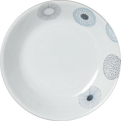 Tanier Brunner Deep Plate ø 21cm Farba: biela/modrá