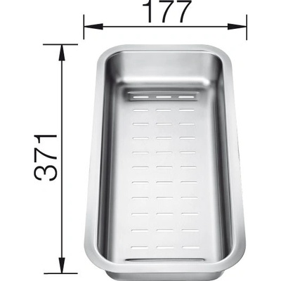 Blanco Miska nerez pro DALAGO- 371x177