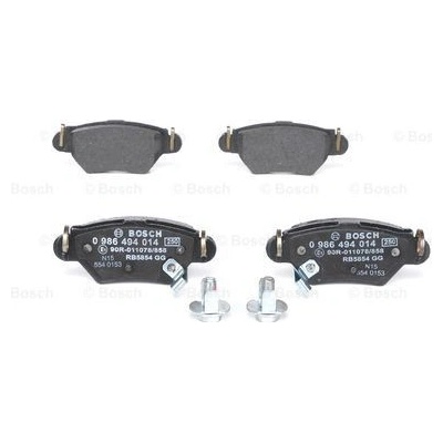 BOSCH Sada brzdových platničiek kotúčovej brzdy 0986494014