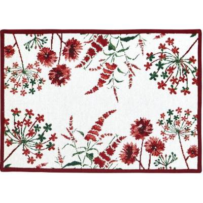 SCANquilt Prestieranie motiv lúčne kvety štóla 32x135cm