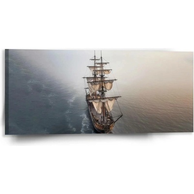 Sablio Obraz Plachetnice na klidném moři - 110x50 cm