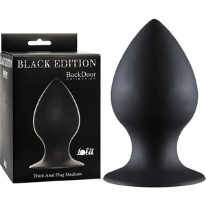  Силиконов анален плъг, изразена форма, 9, 5см. - Anal Plug Thick Medium (4210-01LOLA)