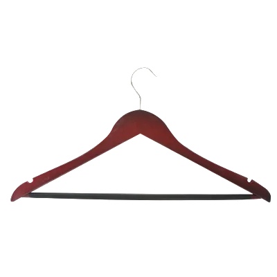 Horecano Cn- Закачалка за дрехи дървена цвят венге 8139-3бр (0198569)