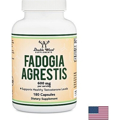 Double Wood Supplements Fadogia Agrestis/ Фадогия агрестис екстракт /За мъжка потентност/, 180 капсули Double Wood (U4A7 DW)