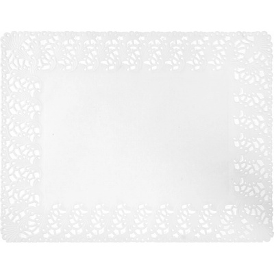 DUNI Doilies rectang 35x45cm biela