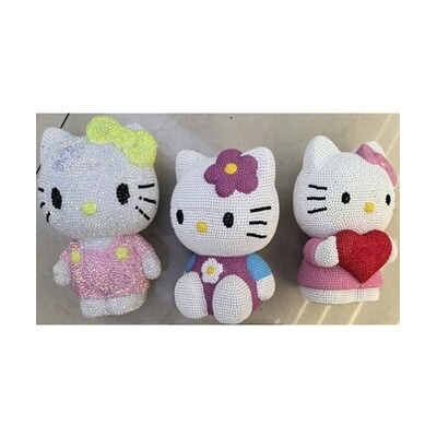 Pokladnička vinylová 19 cm "Ozdob si sám" - Hello Kitty