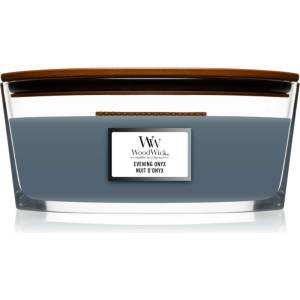 WoodWick Evening Onyx ароматна свещ с дървен фитил (hearthwick) 453 гр