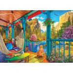 EUROGRAPHICS - Puzzle Dominic Davison: Hammock with a view - 500 piese
