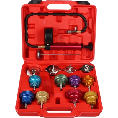 SIXTOL Sada pro testování chladícího systému MECHANIC COOLING TESTER 14, 0-2,5bar, 14ks – Zboží Dáma
