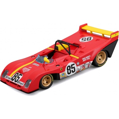 Bburago BB36302 Ferrari Racing 312 P 1972 červené 1:43
