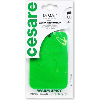 Mr&Mrs Fragrance Cesare Scented Cards Warm Spicy