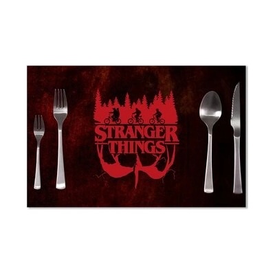 Sablio Prostírání Stranger Things Red 40x30cm – Sleviste.cz