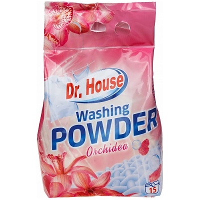 Dr. House Universal Washing Powder Orchidea prací prášok 1,5 kg