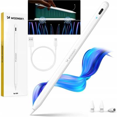 Wozinsky Stylus pro iPad s rychlonabíjením přes USB-C - bílý WRA-08