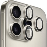 Blueo Протектор камера за iPhone 16 Pro / iPhone 16 Pro Max - оригинален протектор за обектив с метална рамка - Сив