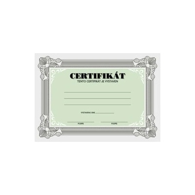 Sabe diplom A4 certifikát