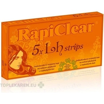 RapiClear 5 x LH strips jednokrokový ovulačný test 5 ks