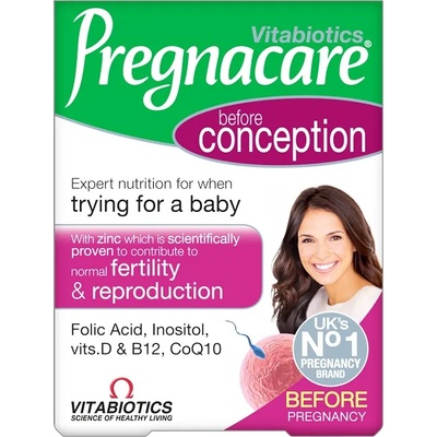 Vitabiotics Pregnacare Conception, 30 таблетки, Vitabiotics