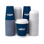 LAVAZZA Хартиена чаша Lavazza с капак за кафе 270 мл, опаковка от 50 броя