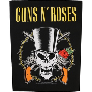 RAZAMATAZ нашивка (голяма) Guns N' Roses - SKULL & GUNS - RAZAMATAZ - BP1270