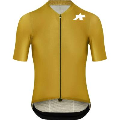 Мъжка фланелка с къс ръкав за колоездене Assos Mille GT Jersey S11 Evo Cycling jersey - Golden Yellow - размер XXL (056-3999-0516)