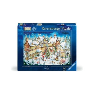 Ravensburger 50-jähriges Jubiläum Weihnachtsdorf Limited Edition Nr 28 1000 dílků