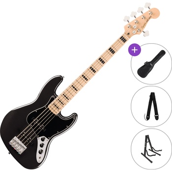Squier Affinity Series Active Jazz Bass V MN SET Black Metallic 5-струнна бас китара