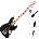Squier Affinity Series Active Jazz Bass V MN SET Black Metallic 5-струнна бас китара