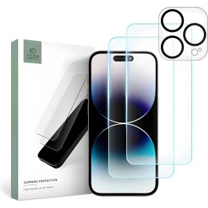 Tech-Protect Защитно стъкло TECH - PROTECT Supreme комплект Apple iPhone 15 Pro Max - Прозрачно KP28780