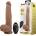 Pretty Love Jonathan Thrusting & Vibrating RealDeal Dildo with Remote 21.8cm Brown