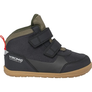 Viking Детски обувки barefoot Viking Kid's Aspen Barefoot Mid WP 2V Barefoot shoes - Black - размер 25 (EU) (702-5544-0114)