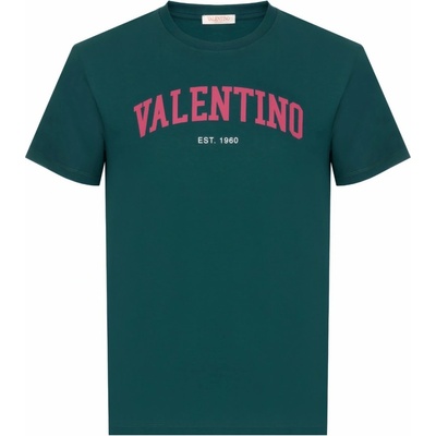 Valentino Logo tričko green