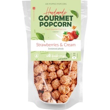 Gourmet Popcorn Smetanová jahoda 75 g