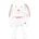 Balibazoo Мека играчка за гушкане Bali Bazoo - Bunny, бяла (111052)