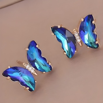 HARAHU Обеците lo-29242 - Сини kp29242 (lo-29242)