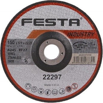 Festa Kotouč brusný 150 x 6.5 x 22.2 mm 22297