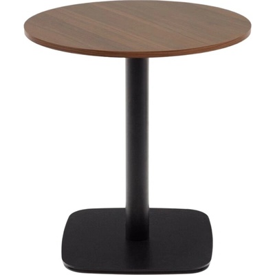 Kave Home Ořechový bistro stolek Dina 70 cm
