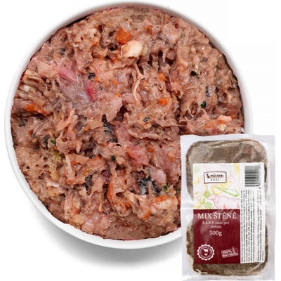 Mixáno BARF pro štěňata jemně mleté 2 x 250 g